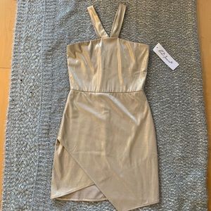 Absolutely gorgeous gold BD Junior dress NWT